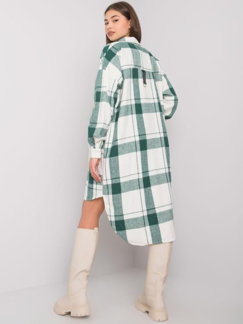 Koszula EM-KS-604.67P biało-zielony