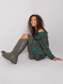 Sukienka DHJ-SK-15015.56P brązowy