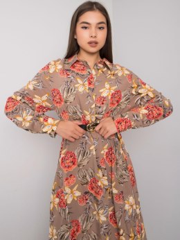 Sukienka EM-SK-2909-3.37 ciemny bezowy