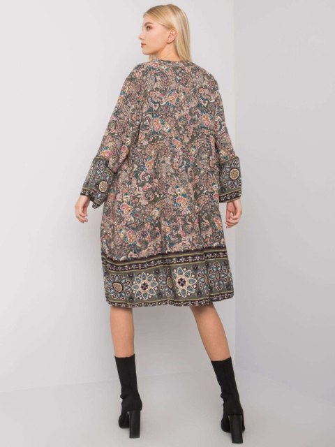 Sukienka TW-SK-BI-5S0118B.25 khaki