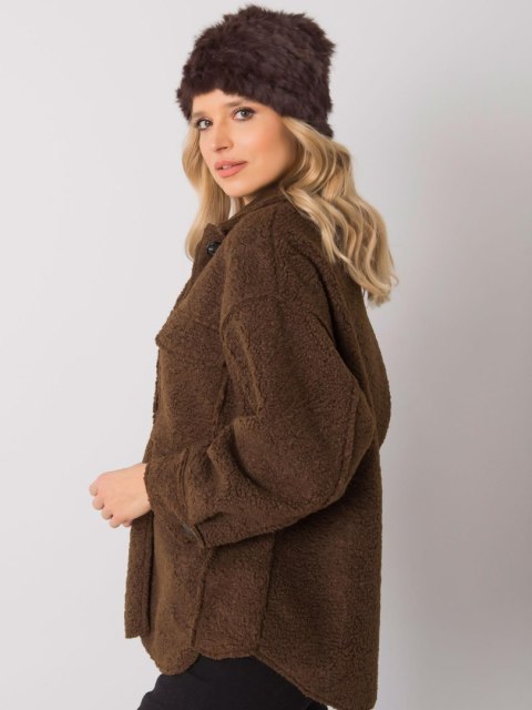 Czapka AT-CZ-16801.38 ciemny brązowy