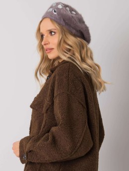 Czapka AT-CZ-BF38834-1 ciemny fioletowy