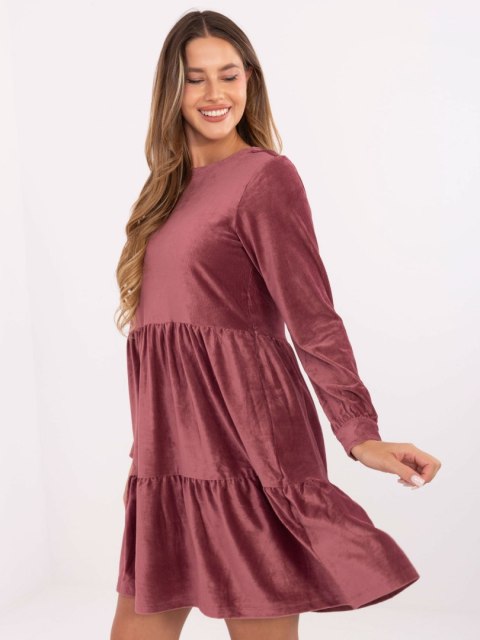 Sukienka D10040Z30289 ciemny różowy L/XL