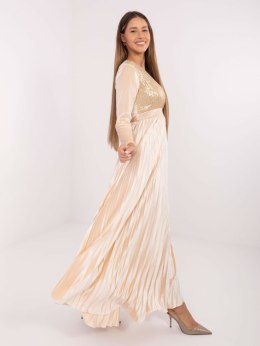 Sukienka IT-SK-16919.04P jasny beżowy