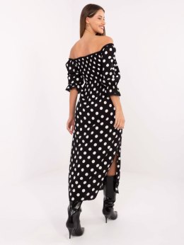 Sukienka LK-SK-510095-1.28 czarno-biały L/XL