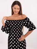 Sukienka LK-SK-510095-1.28 czarno-biały L/XL