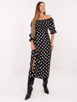 Sukienka LK-SK-510095-1.28 czarno-biały S/M