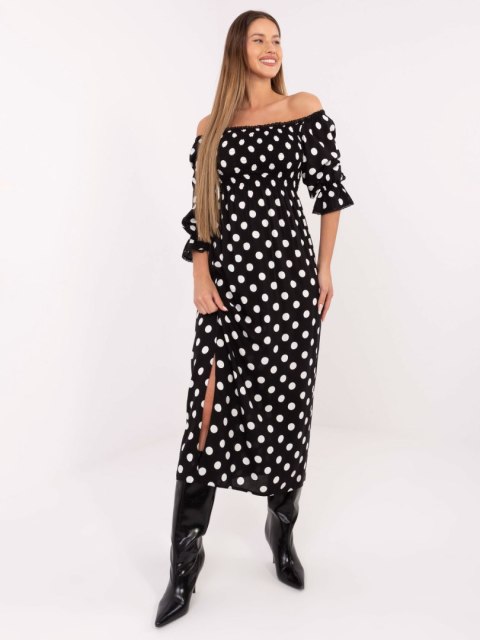 Sukienka LK-SK-510095-1.28 czarno-biały S/M