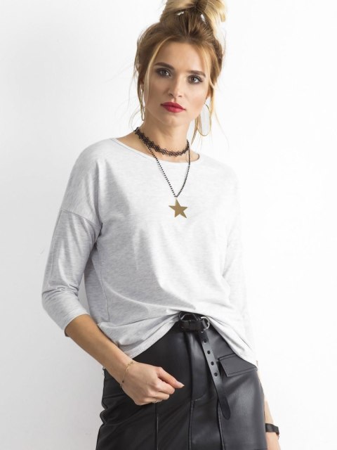 Bluzka RV-BZ-4661.49P jasny szary S