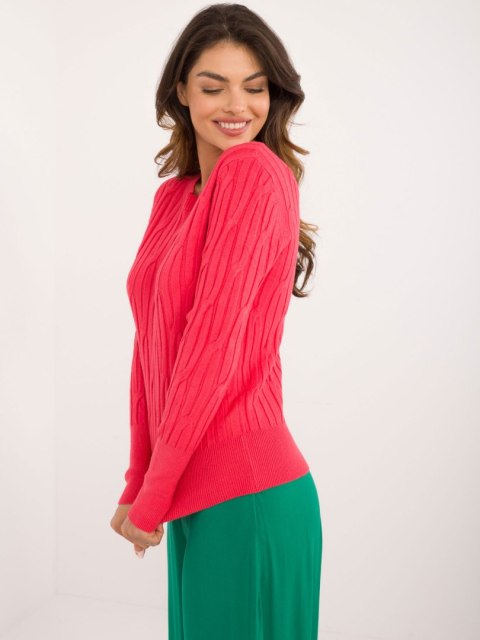 Sweter AT-SW-2338-2.61 koralowy