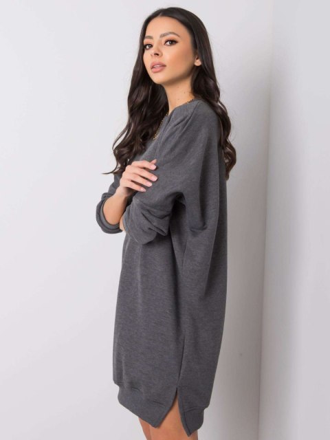 Sukienka RV-SK-6019.67 ciemny szary