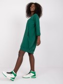 Sukienka RV-SK-6839.95 ciemny zielony L/XL