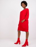 Sukienka RV-SK-6839.95 czerwony S/M