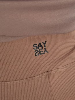 Leginsy RV-LG-9872.22 ciemny bezowy L