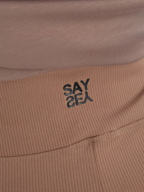 Leginsy RV-LG-9872.22 ciemny bezowy L