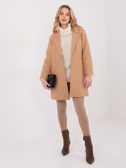 Płaszcz IT-PL-20238.23 camelowy