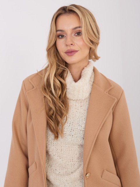 Płaszcz IT-PL-20238.23 camelowy