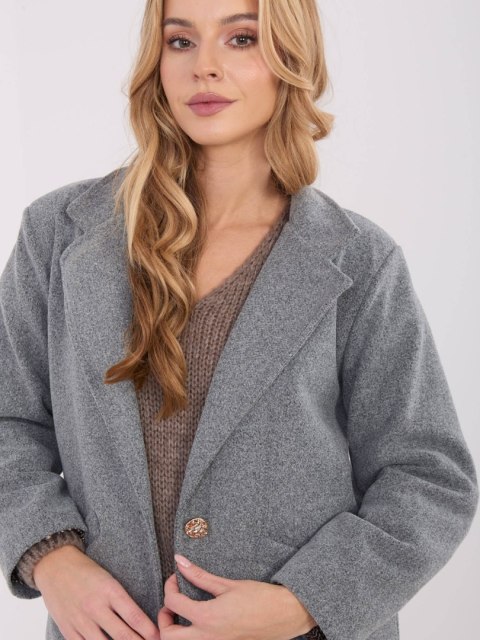 Płaszcz IT-PL-20238.23 ciemny szary