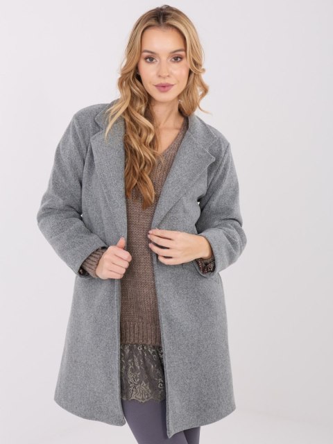 Płaszcz IT-PL-20238.23 ciemny szary