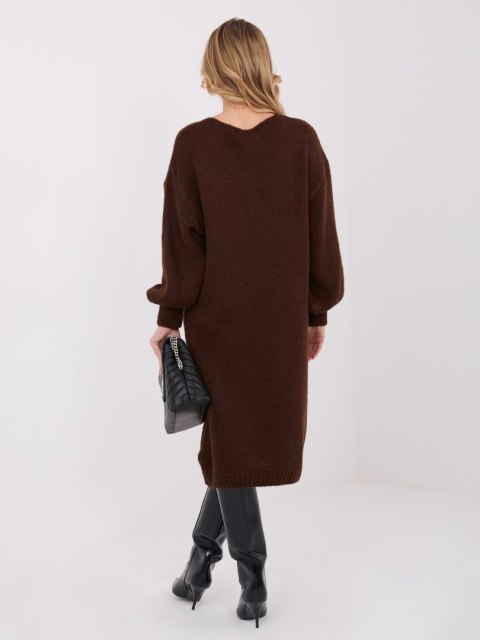 Sukienka IN-SK-5962.22 ciemny brązowy