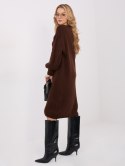 Sukienka IN-SK-5962.22 ciemny brązowy