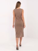 Sukienka IT-SK-21891.61 ciemny bezowy