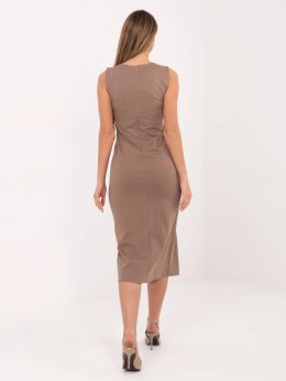Sukienka IT-SK-21891.61 ciemny bezowy