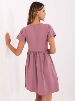 Sukienka RV-SK-5672.03P ciemny różowy S