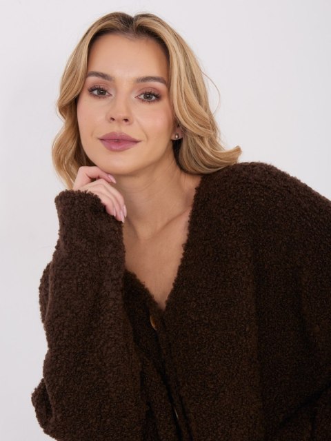 Sweter CH-SW-72981.05P ciemny brązowy