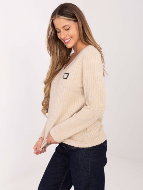 Sweter RV-SW-A1025.80 beżowy