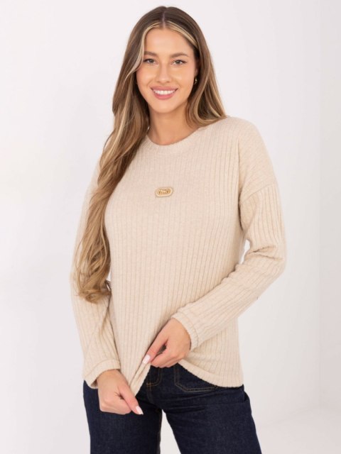 Sweter RV-SW-A1026.52 beżowy