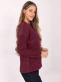 Sweter RV-SW-A1026.52 bordowy