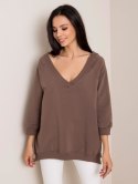 Bluza RV-BL-5676.09 brązowy L/XL