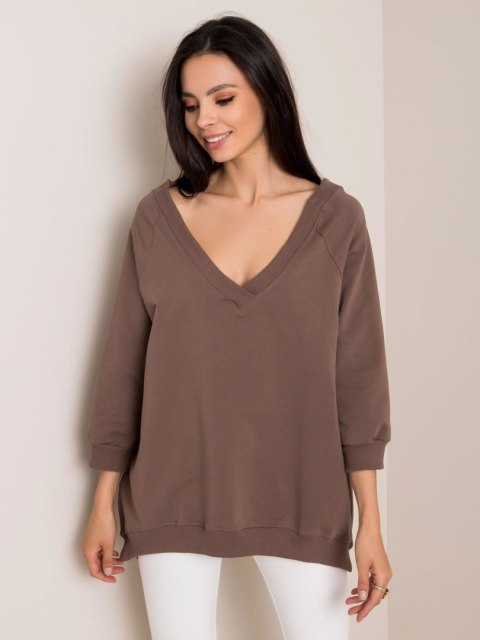 Bluza RV-BL-5676.09 brązowy L/XL