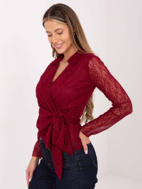 Bluzka MI-BZ-92405.67 bordowy