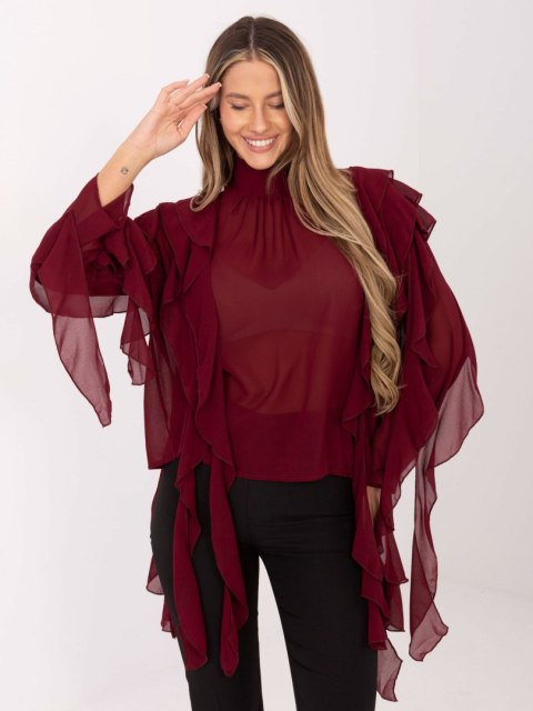 Bluzka PM-BZ-J1005.25 bordowy