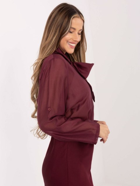 Koszula IT-KS-28978.22 bordowy