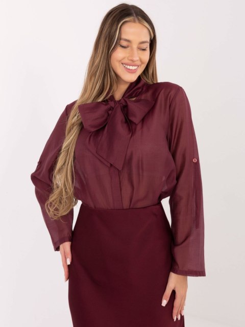 Koszula IT-KS-28978.22 bordowy