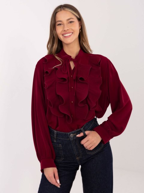 Koszula IT-KS-29033.87 bordowy