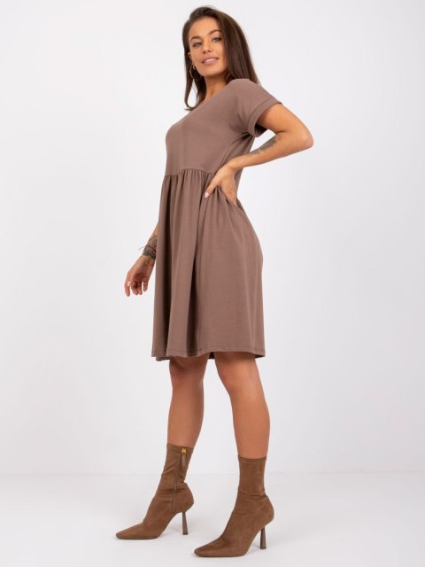 Sukienka RV-SK-5672.03P brązowy XL