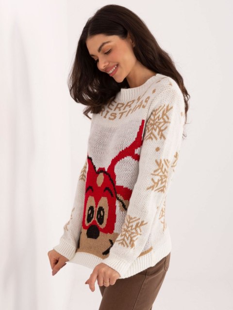 Sweter MI-SW-19133.90 ecru