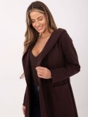 Płaszcz MJ-PL-H5031.93 ciemny brązowy