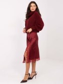 Spódnica MI-SD-3275.57 bordowy