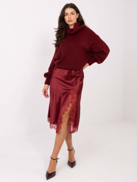 Spódnica MI-SD-3275.57 bordowy
