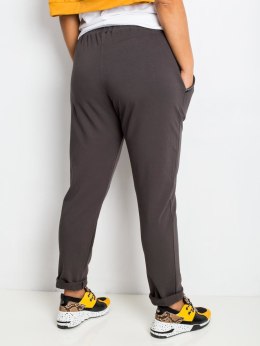 Spodnie dresowe RV-DR-4765.52 ciemny khaki 3XL