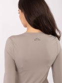 Bluzka D12099M02788A ciemny bezowy XL
