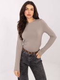Bluzka D12099M02788A ciemny bezowy S