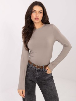 Bluzka D12099M02788A ciemny bezowy S