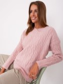 Sweter AT-SW-2335-1.68P jasny różowy