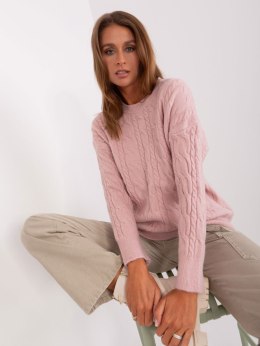 Sweter AT-SW-2335-1.68P jasny różowy